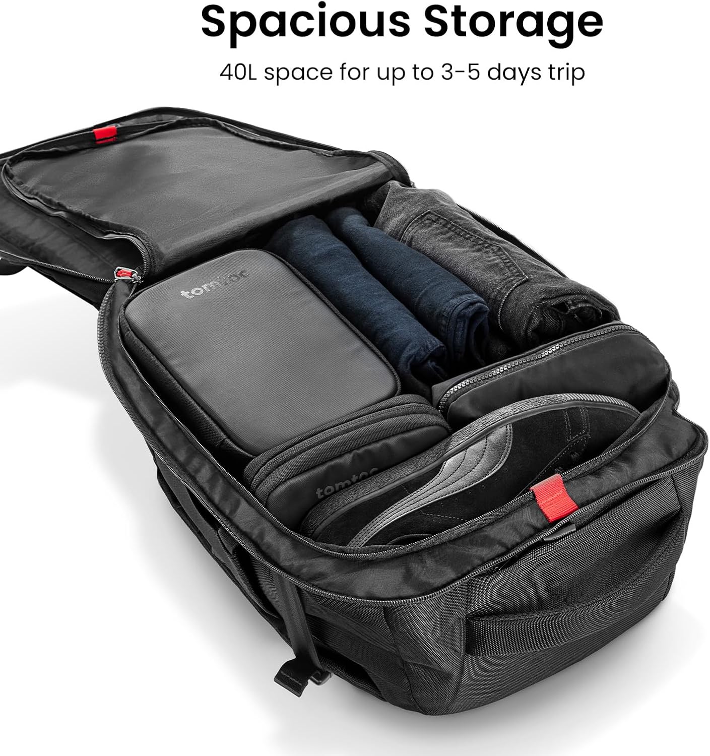 tomtoc Travel Backpack 40L
